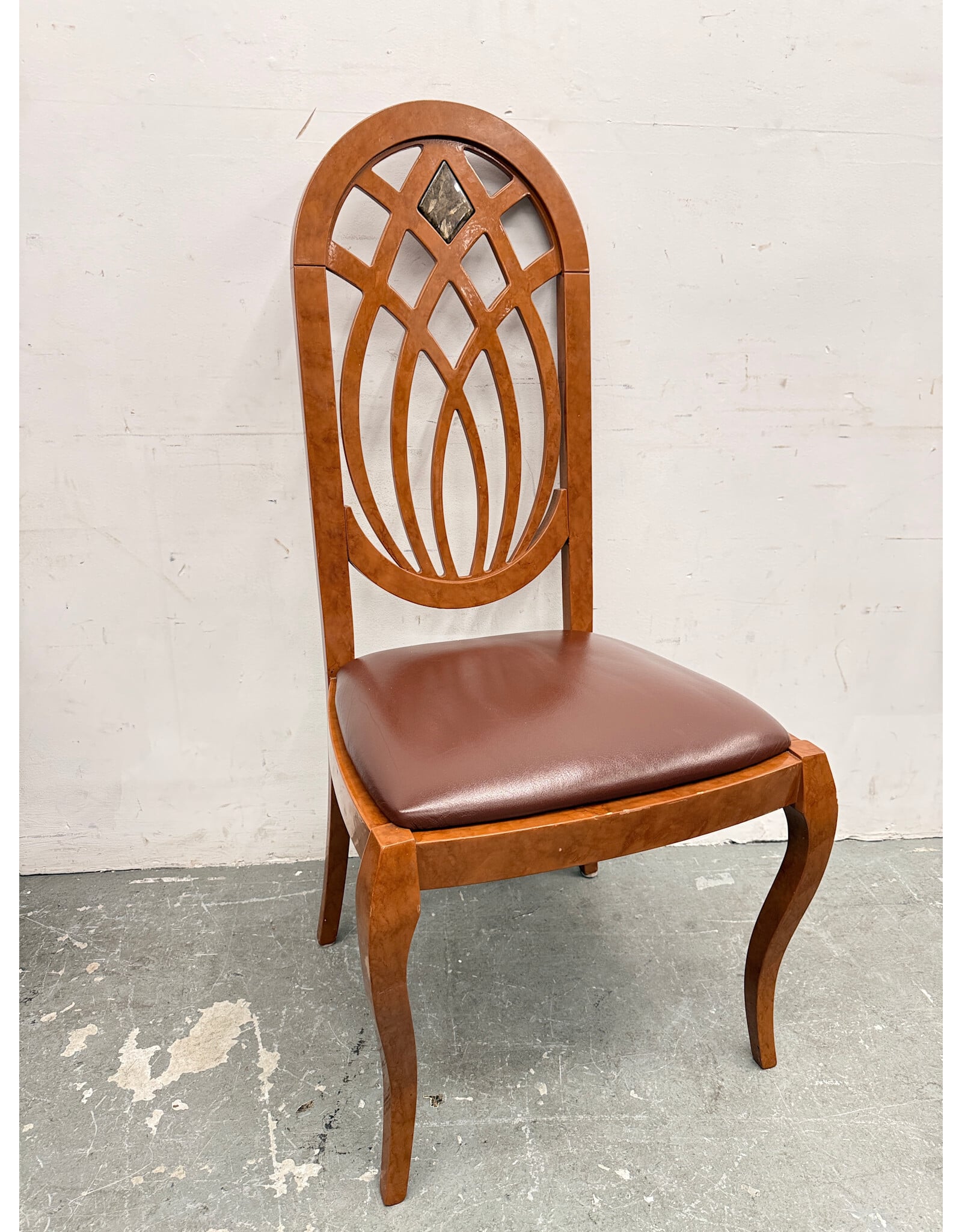 Goccia Italian Walnut Dining Chair