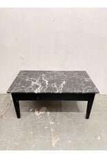 Black Faux Marble Lift Top Coffee Table