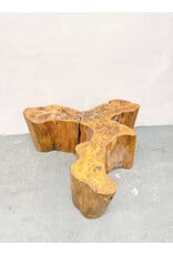 Live-Edge Natural Wood Coffee Table