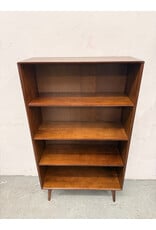 Mid-Century Modern Open Shelf Bookcase
