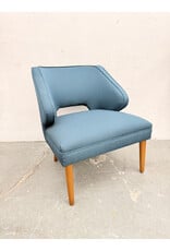 Modway Upholstered Lounge Armchair in Azure