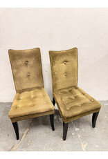 Bombay Button-Tufted Olive Dining Chair