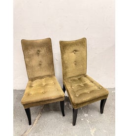 Bombay Button-Tufted Olive Dining Chair