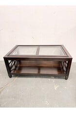 Modern Dark Wood Rectangular Cocktail/Coffee Table