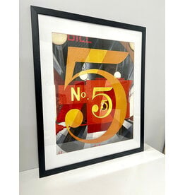 I Saw The Figure 5 in Gold by Charles Demuth, framed print