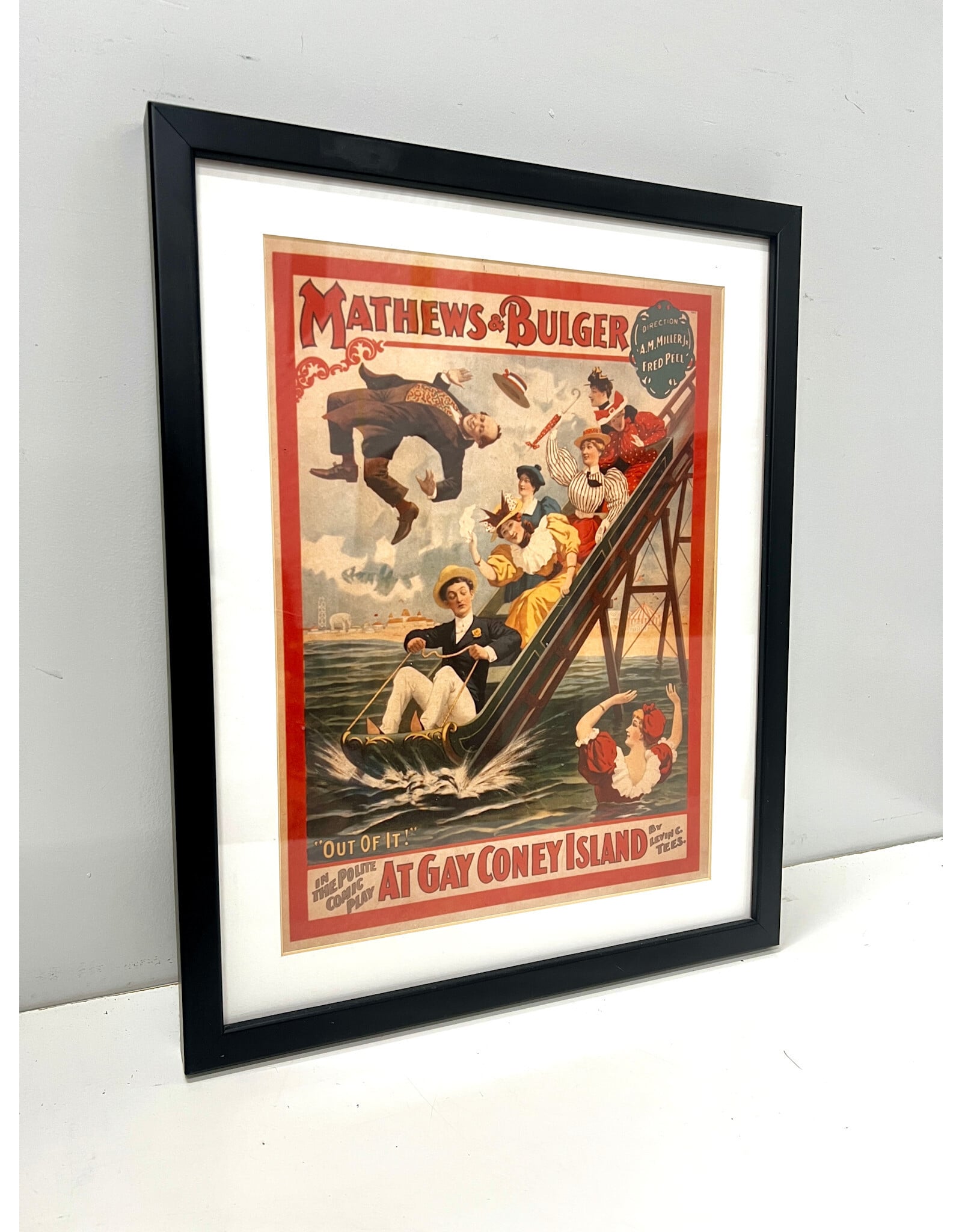 At Gay Coney Island!, Framed Antique Style Production Poster