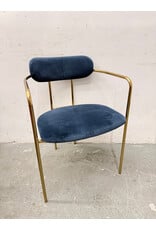 Modern Navy Blue Dining Chair