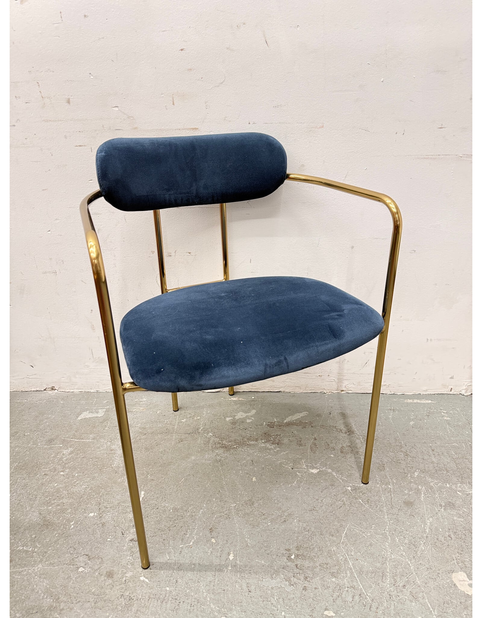 Modern Navy Blue Dining Chair