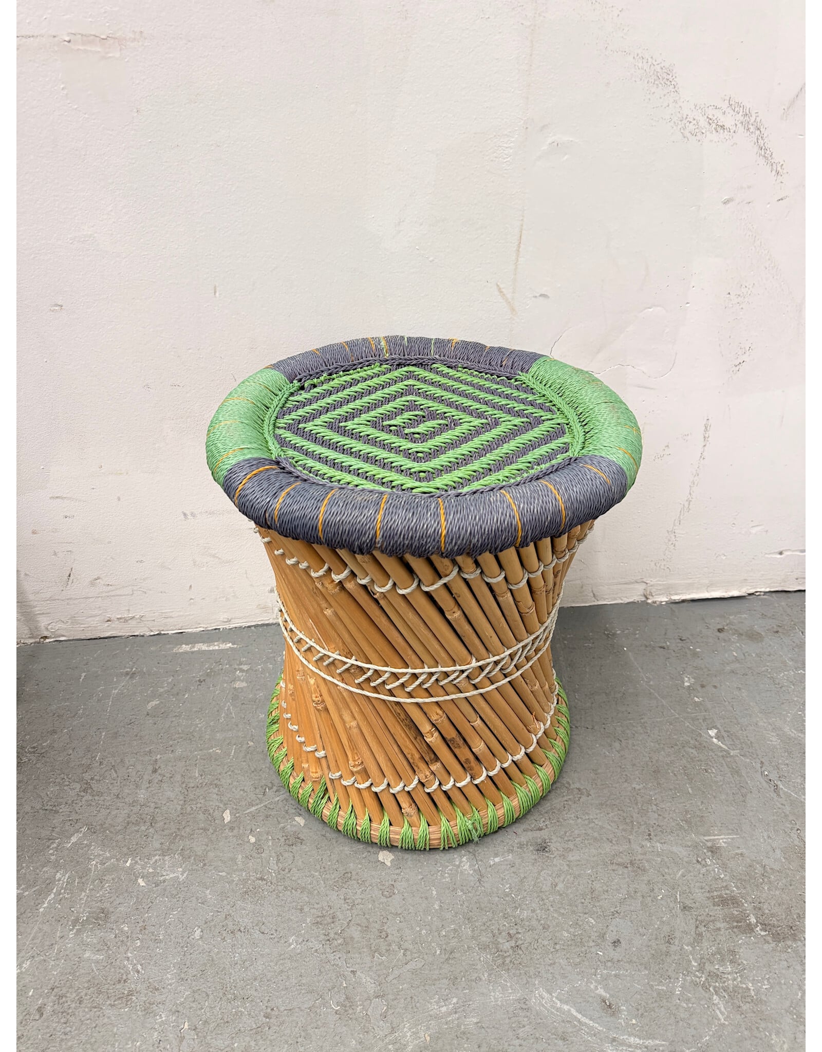 Decorative Handwoven Accent Stool