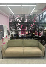 Modern Two Tone Upholstered Sofa