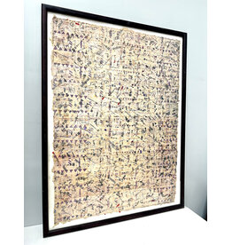 Framed Abstract Handmade Paper Art
