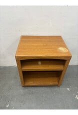Old Oak Wood Media Cart