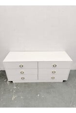Safavieh Modern White Wood 6-Drawer Dresser