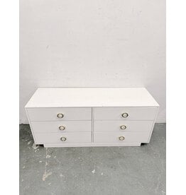 Safavieh Modern White Wood 6-Drawer Dresser