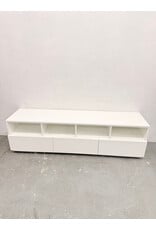 CB2 White High Gloss Media Console