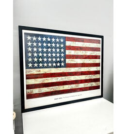 Jasper Johns, framed MoMA Poster