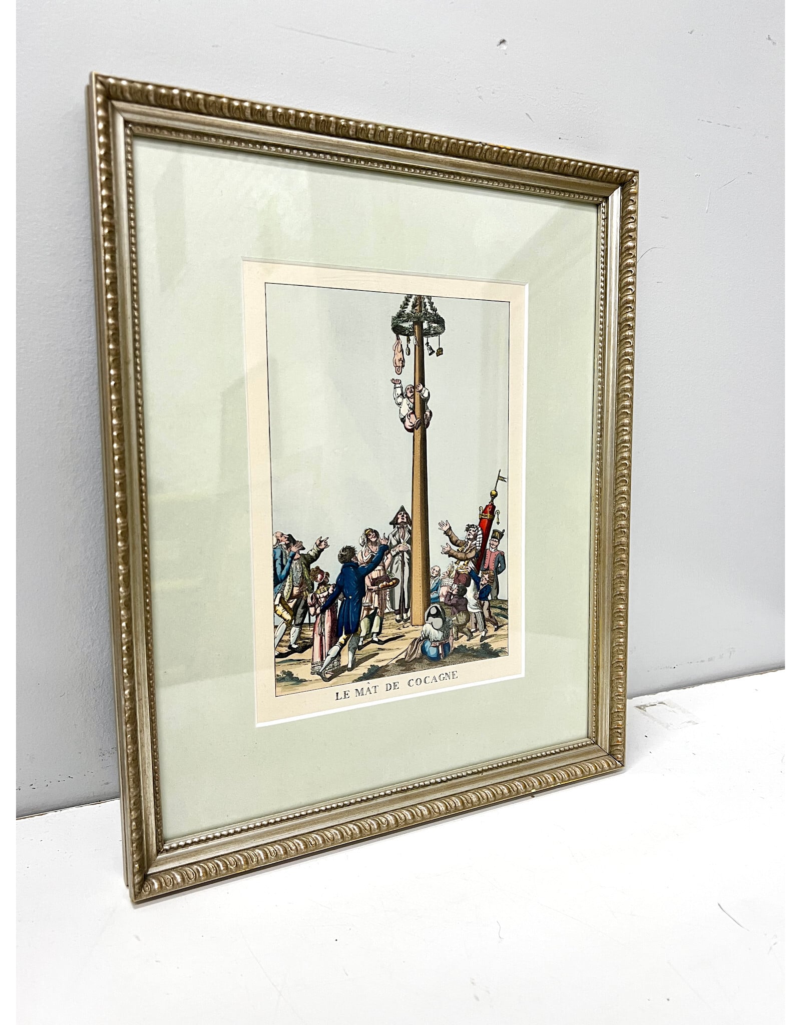 Le Mat De Cocagne, framed print