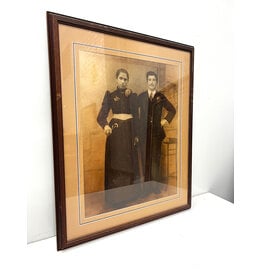 Framed Sepia Portrait