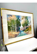 Valley Stream, framed serigraph, sgnd Douglas Chun 120/125