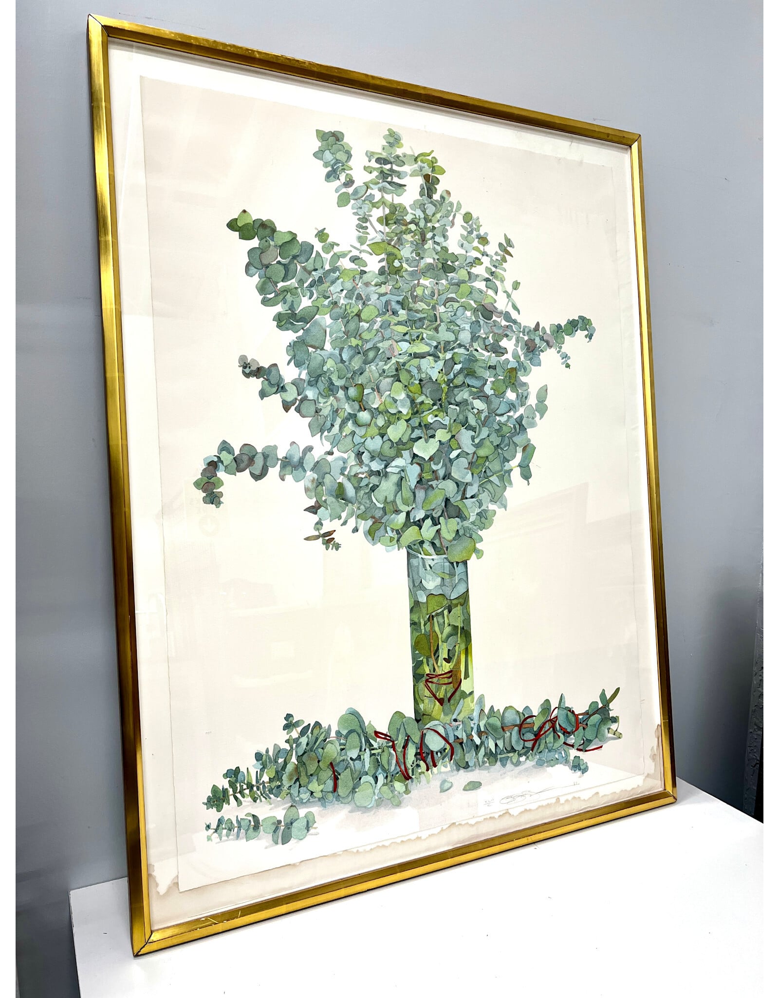 Eucalyptus (1987) by Gary Bukovnik, framed lithograph, signed
