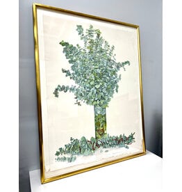 Eucalyptus (1987) by Gary Bukovnik, framed lithograph, signed