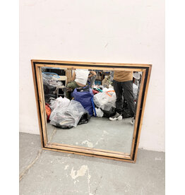 Rustic Wooden Wall Mirror