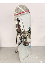 Full Length Light-Tone Frame Standing Mirror