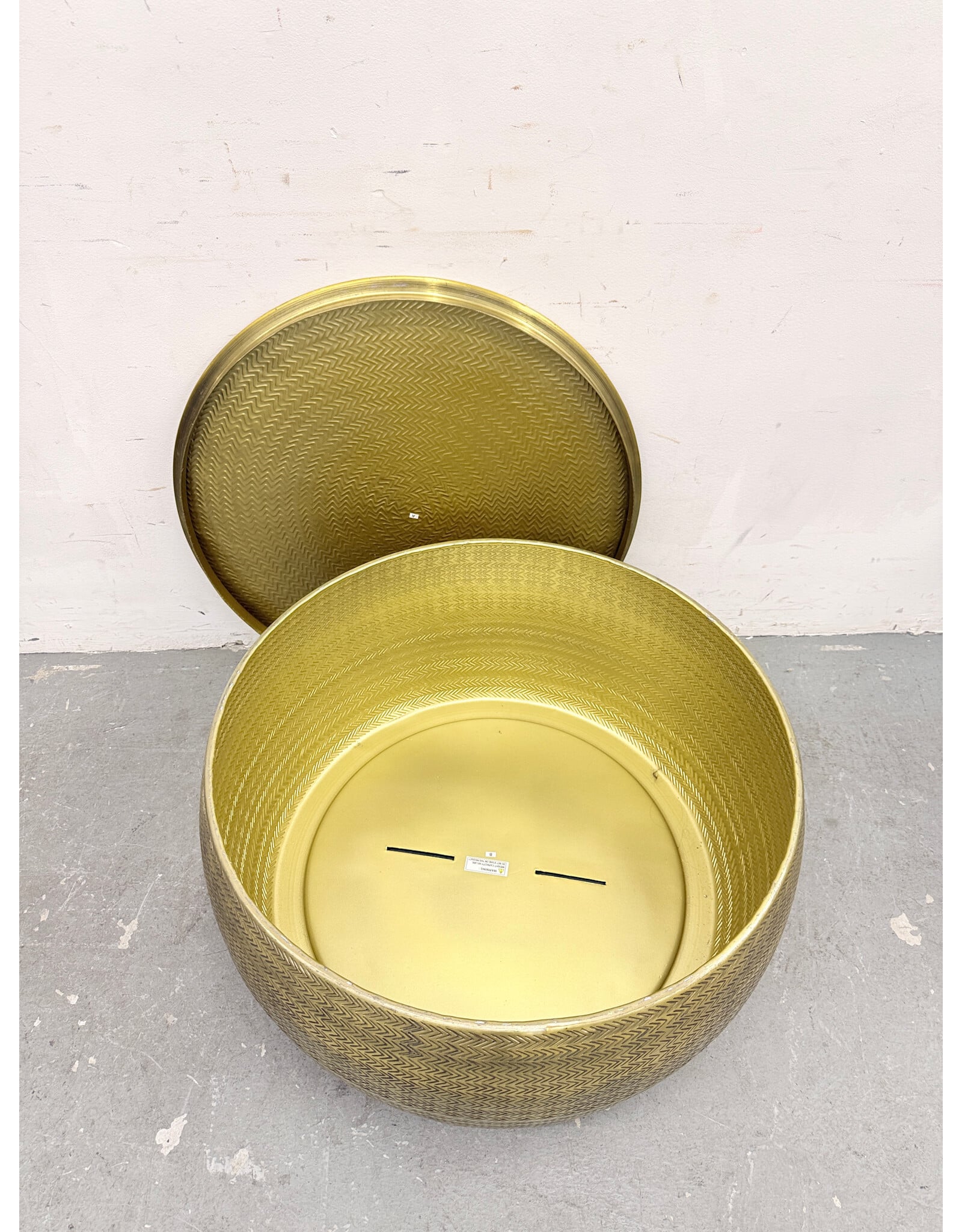 Apoline Metal Storage Coffee Table