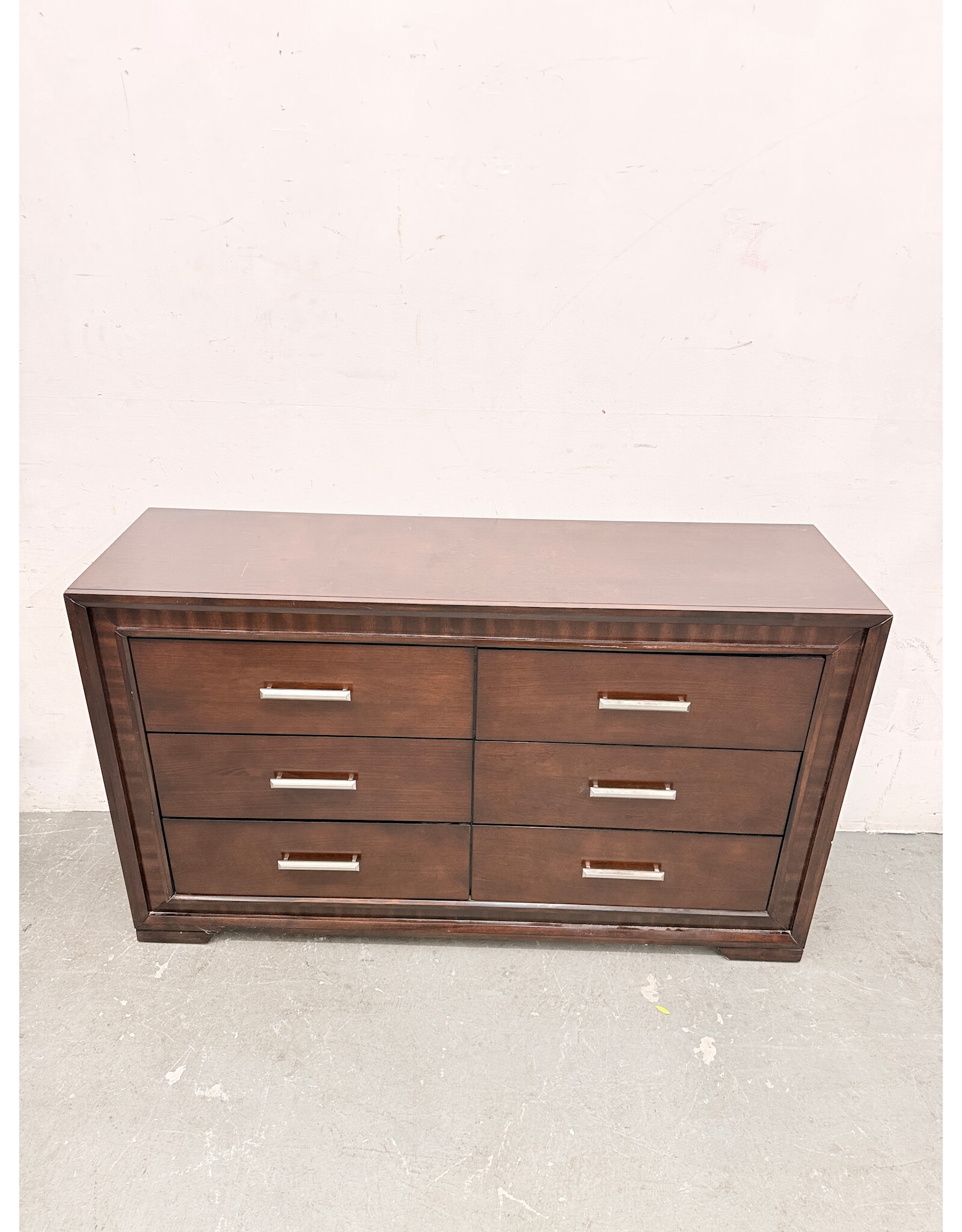 Najarian Modern 6-Drawer Dark Wood Dresser