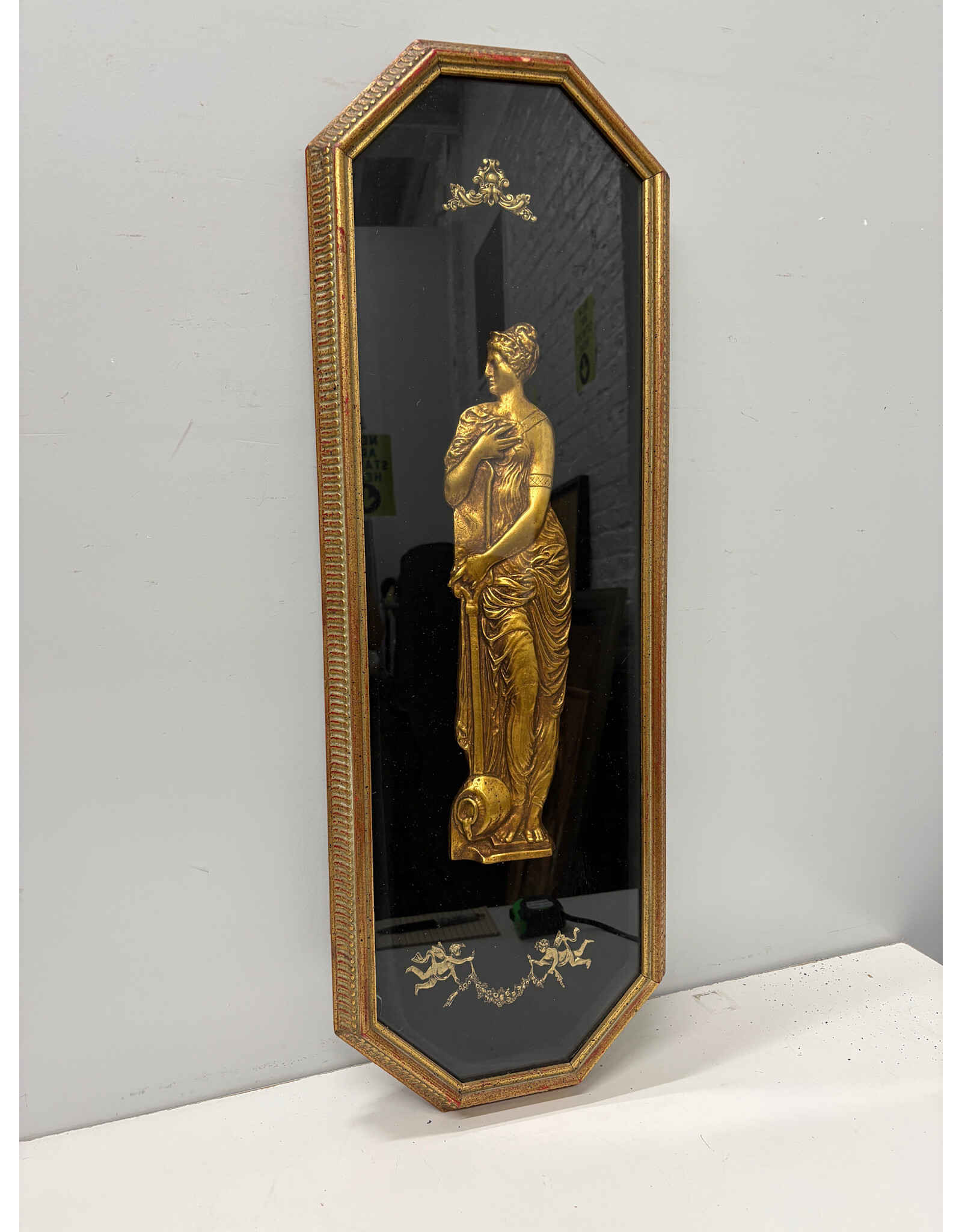 Goddess Front, gilded relief