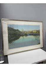 A Schoharie Marsh, Spring, screenprint edition, Richard Chiriani