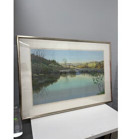 A Schoharie Marsh, Spring, screenprint edition, Richard Chiriani