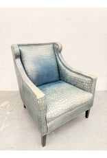 Pasargad Home Bergdorf Upholstered Leather Armchair