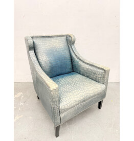 Pasargad Home Bergdorf Upholstered Leather Armchair