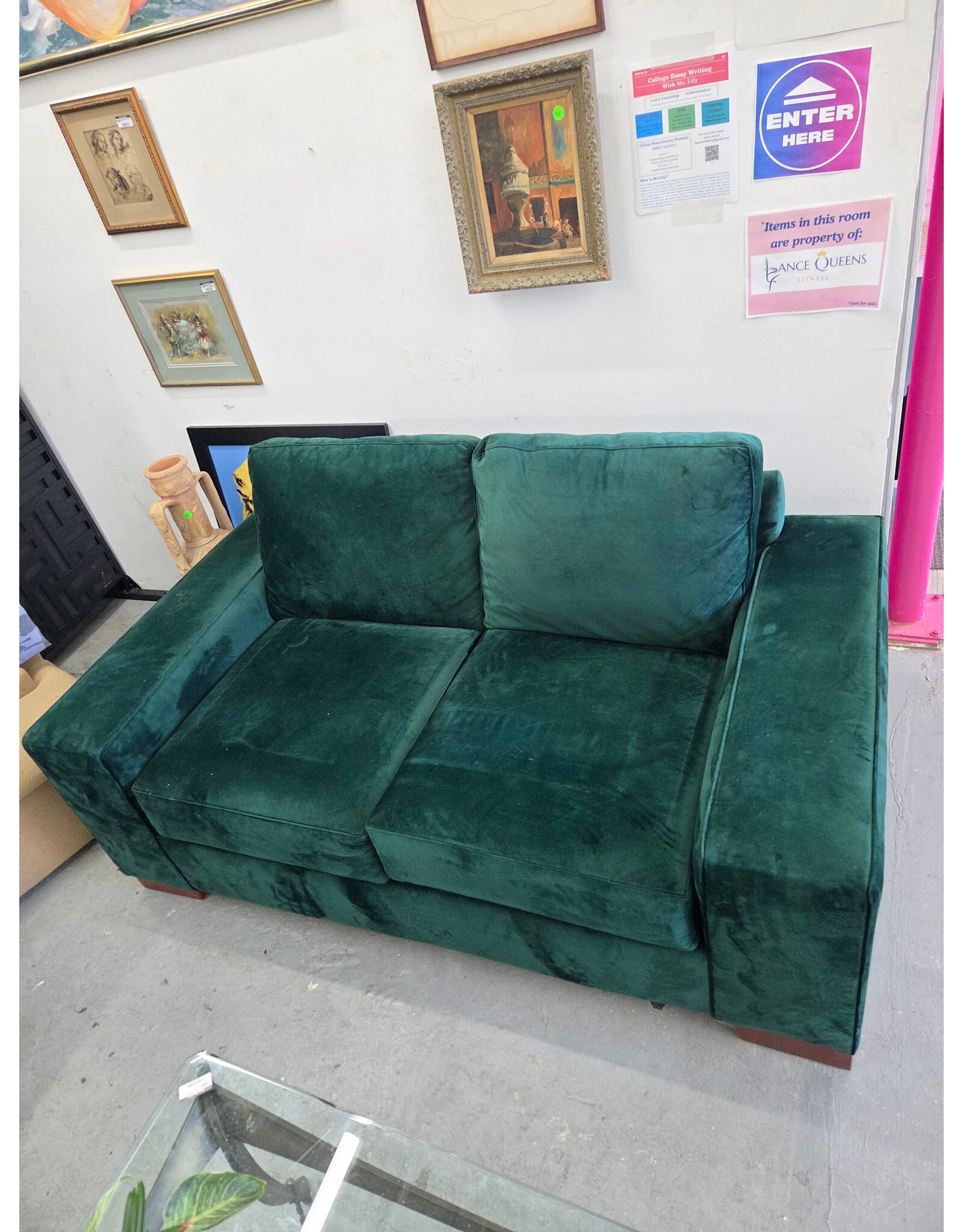Green Velvet Sleeper Sofa