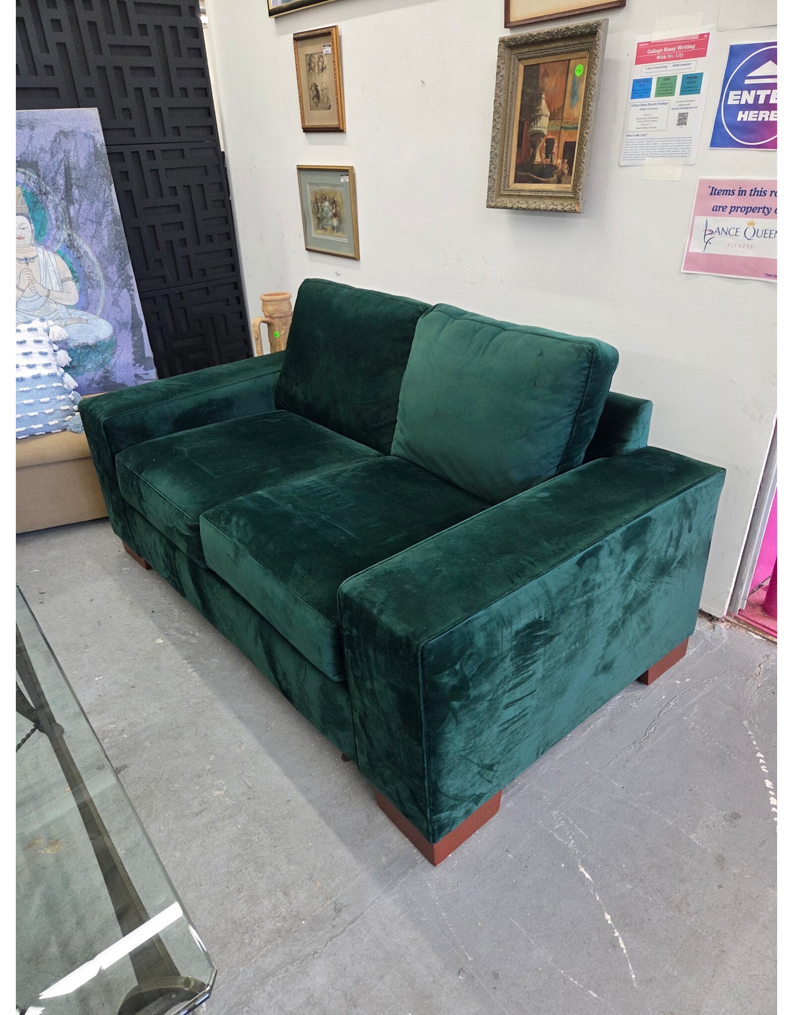 Green Velvet Sleeper Sofa