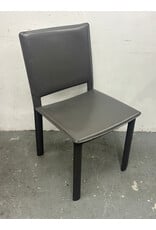 Room & Board Madrid Gray Leather Dining Chair