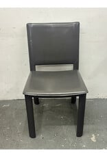 Room & Board Madrid Gray Leather Dining Chair