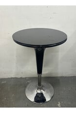 Chrome and Black Cocktail Table