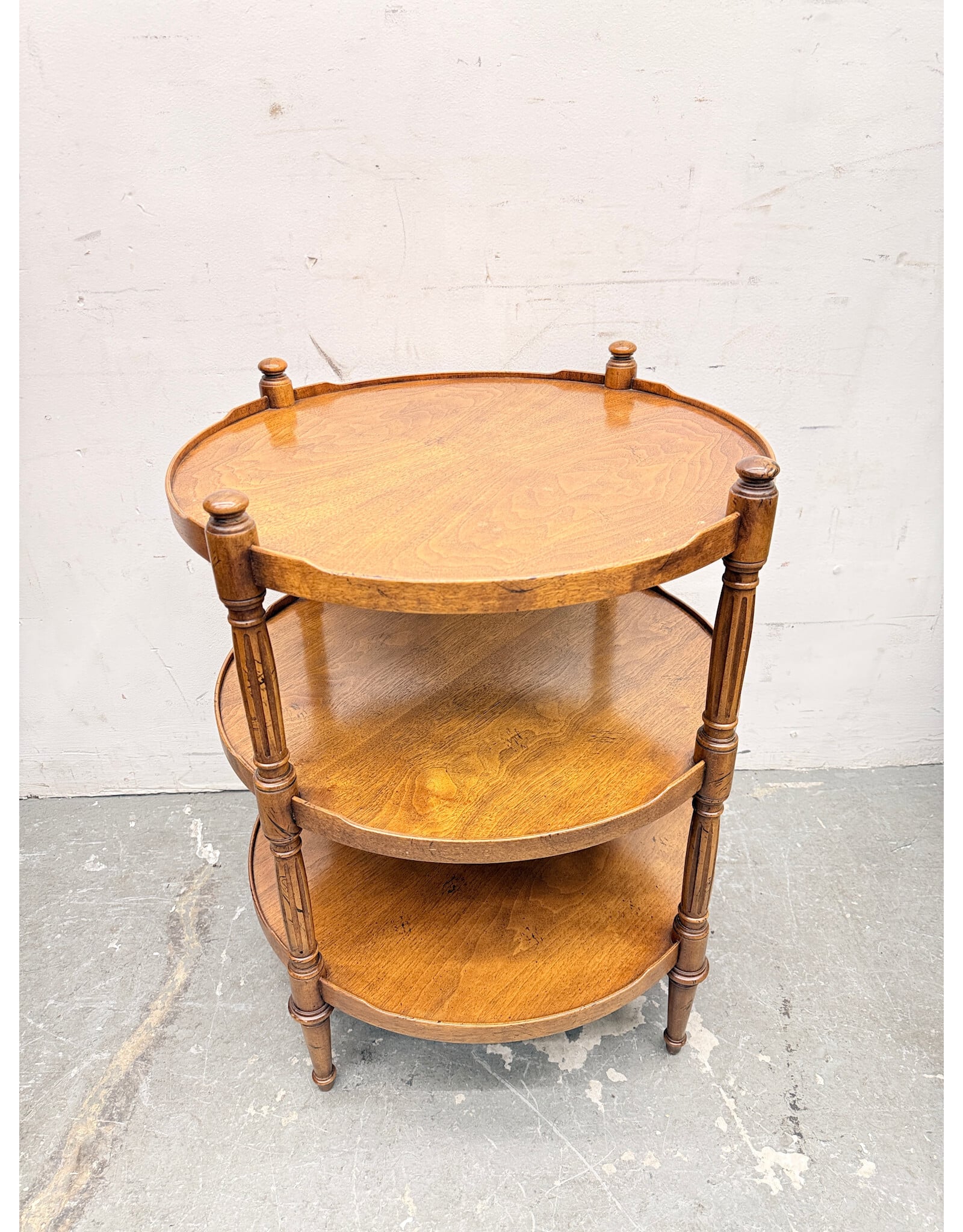 Bakers 3-Tier Wood Table