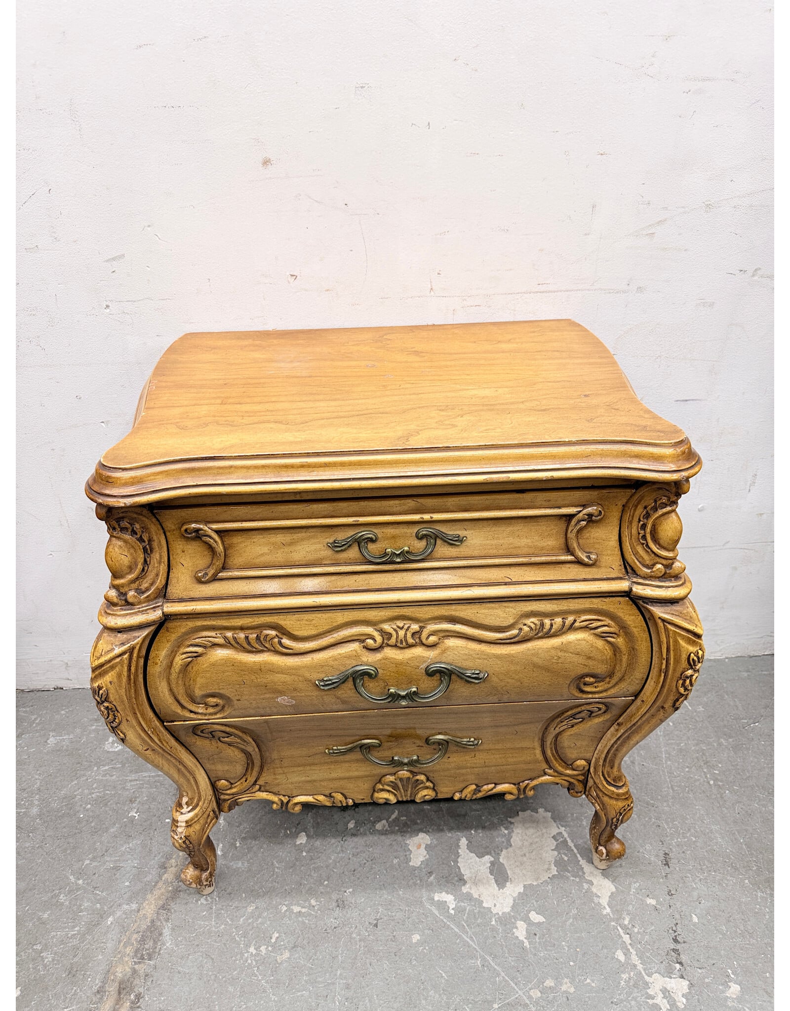 French Baroque-Style Nightstand Commode