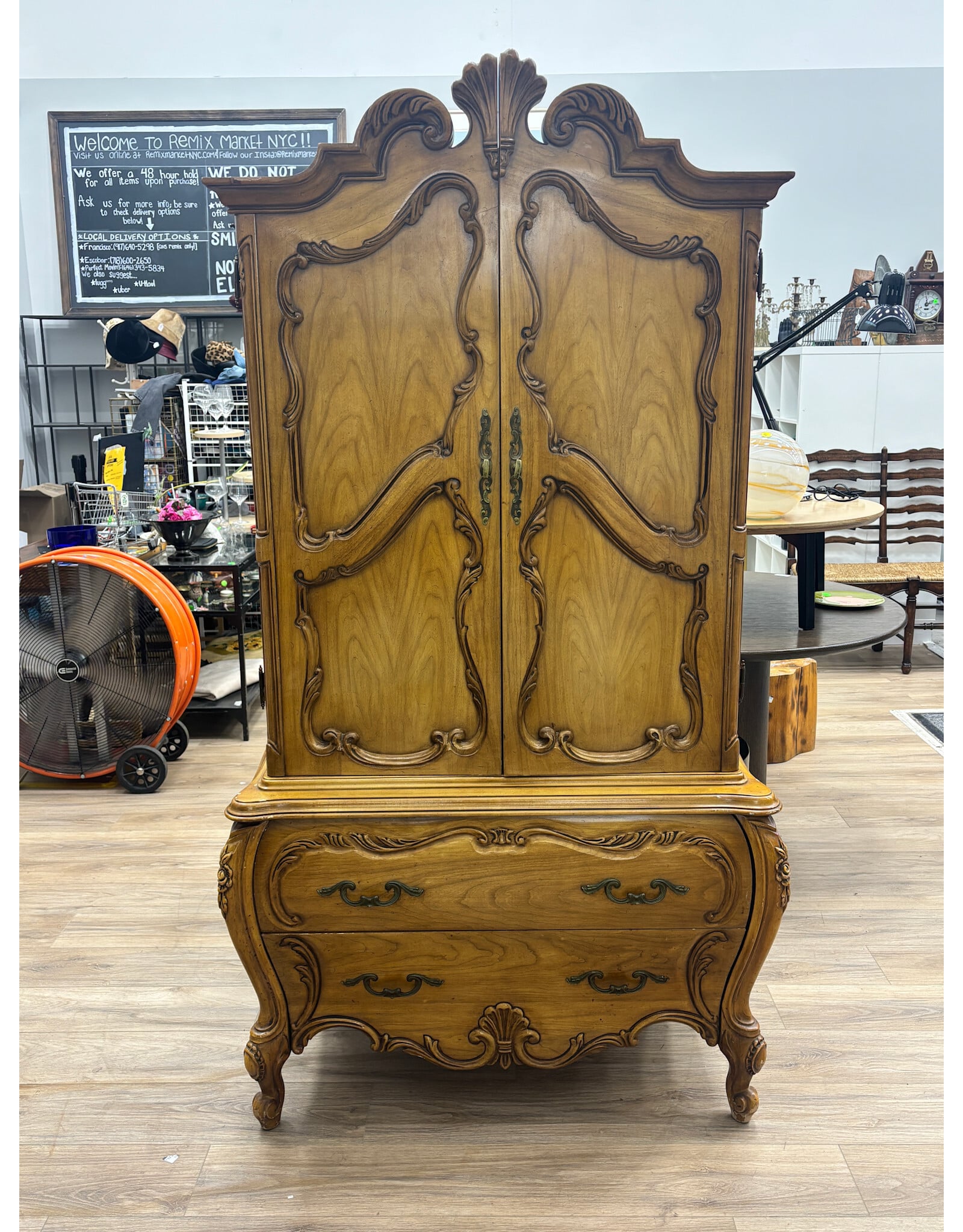 Vintage Italian Style Armoire