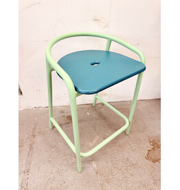 Division Twelve Two Tone Wedge Counter Stool