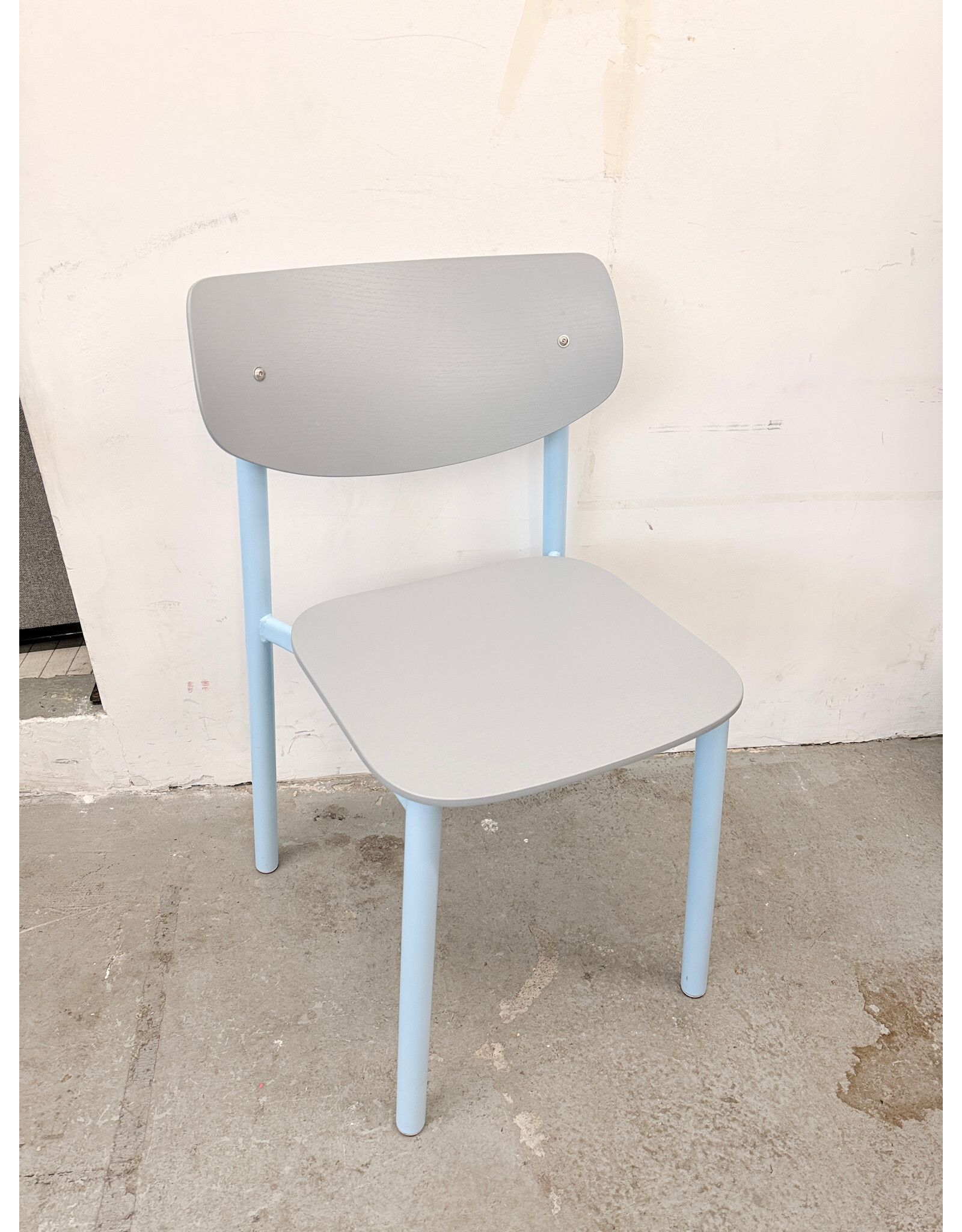 Division Twelve Two Tone Goldi Stacking Chair