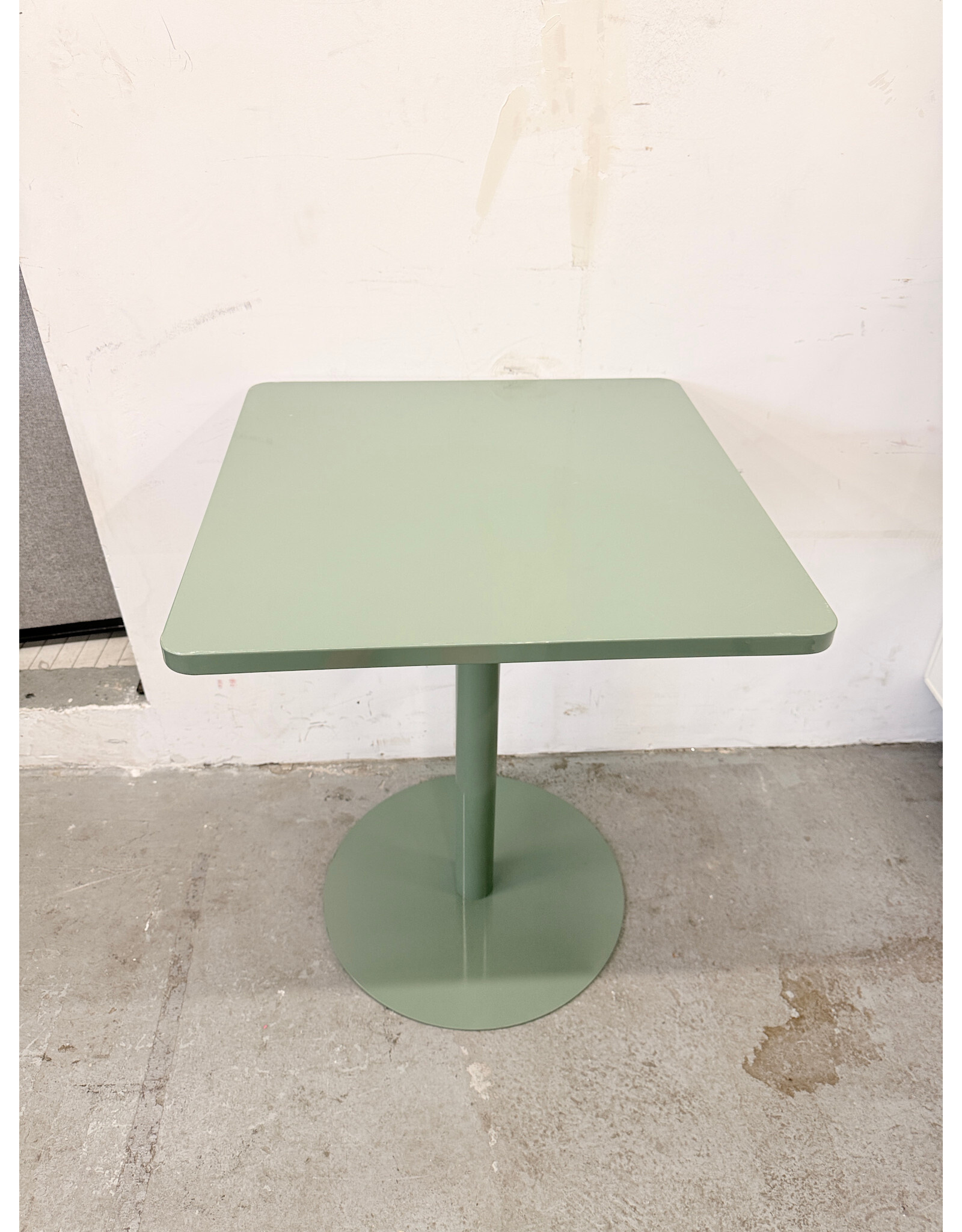 Seafoam Green Square Bistro Table