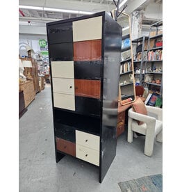 Multi-color Checkered Cabinet