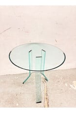 Modern All Glass Accent Table