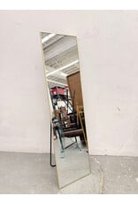 Full Length Floor Mirror with Gold-Tone Frame