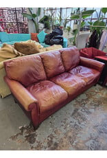 Brown Leather Sofa (AS IS)