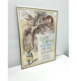 Lewis Carroll and Alice 1832--1982 Pierpont Morgan Library Exhibition Poster--AS IS